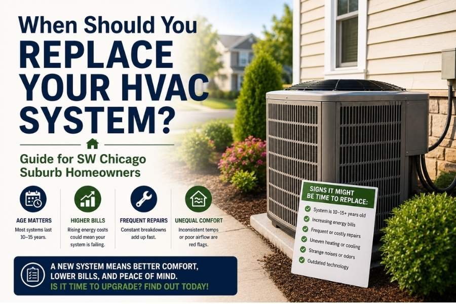 Replace HVAC System? Guide for SW Chicago Suburb Homeowners