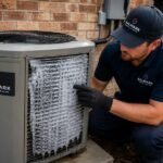 AC freezing up during summer in Lemont IL