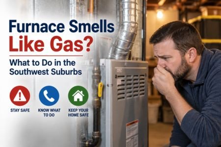 Furnace Smells Like Gas? What to Do in the Southwest Suburbs